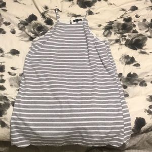 Brand new tank top dress. Scalloped edging.